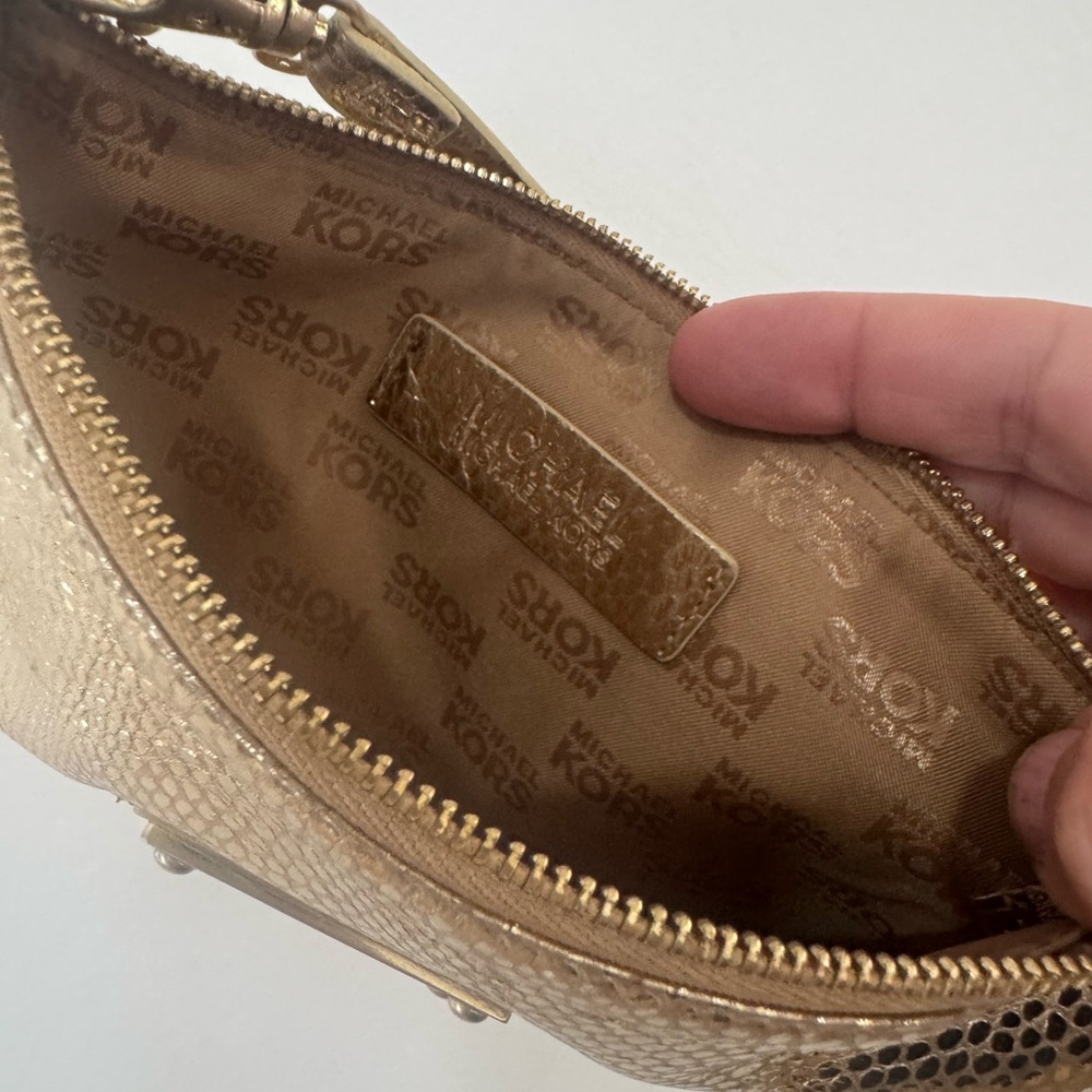 Michael Kors‎ Metallic Gold Wristlet - Picture 7 of 8